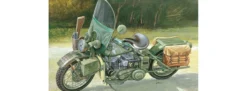 ITALERI 7401 U.S. Army Harley-Davidson WLA 750 | Militaria Bausatz 1:9