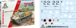 ITALERI 6586 US M4A3E8 Sherman Korea Krieg | Panzer Bausatz 1:35