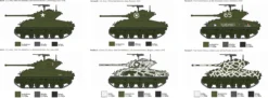 ITALERI 96440 US Sherman M4A3 Wet 76mm | Panzer Bausatz 1:35