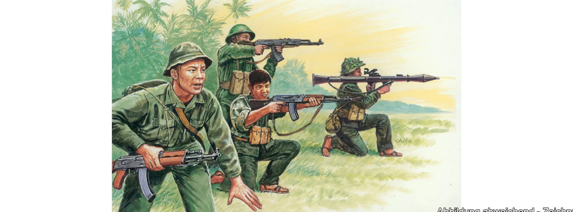 ITALERI 6079 Vietnamkrieg - Vietn.Armee/Vietcong | Militärfiguren Bausatz 1:72