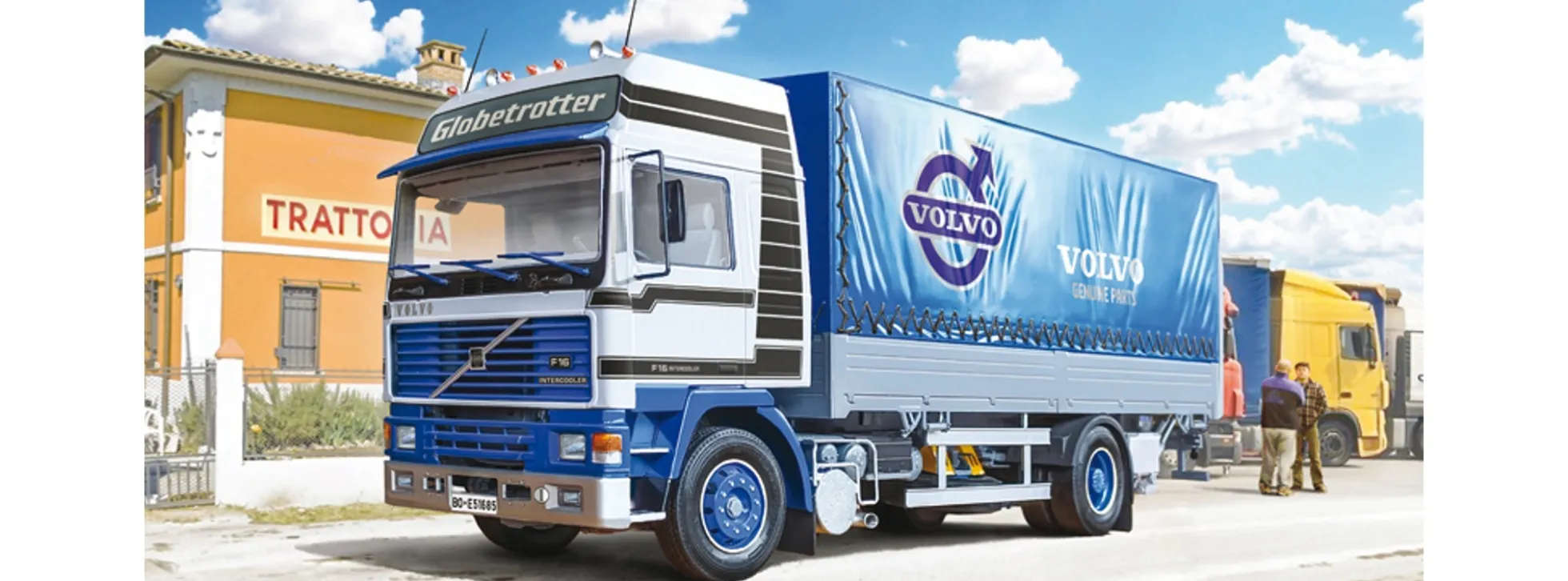 ITALERI 3945 Volvo F16 Globetrotter Canvas | LKW Bausatz 1:24