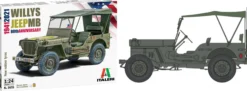 ITALERI 3635 Willys Jeep MB 80th Anniversary | Auto Bausatz 1:24