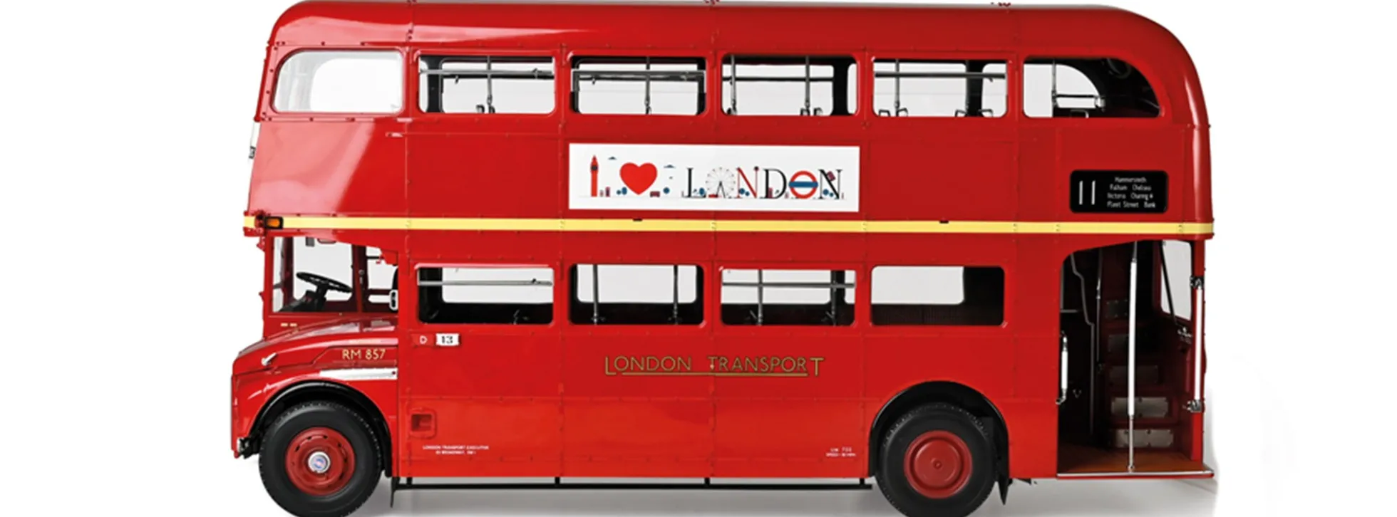 IXO 10124 AEC Routemaster Doppeldecker-Bus 1961 | Premium Bus Bausatz 1:12
