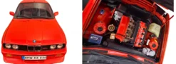 IXO 10126 BMW E30 1987 rot | Lichtfunktion | Metallteile | Premium Auto Bausatz 1:8