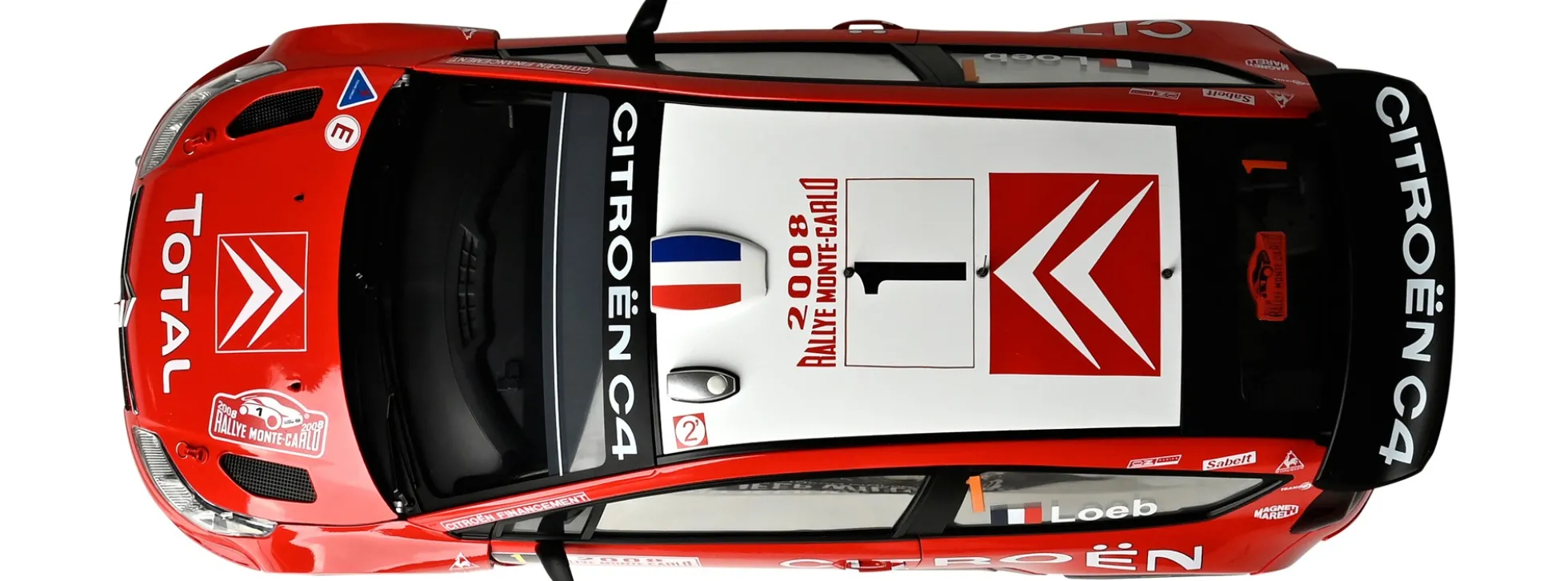 IXO 10120 Citroen C4 WRC | Licht + Sound | Metallteile | Premium Auto Bausatz 1:8