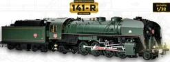 IXO 10125 Dampflok 141R SNCF | Licht + Sound | Standmodell Bausatz 1:32