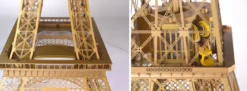 IXO 10104 Eiffelturm | Licht + Aufzüge | 120 cm | Premium Architektur-Metallbausatz 1:270