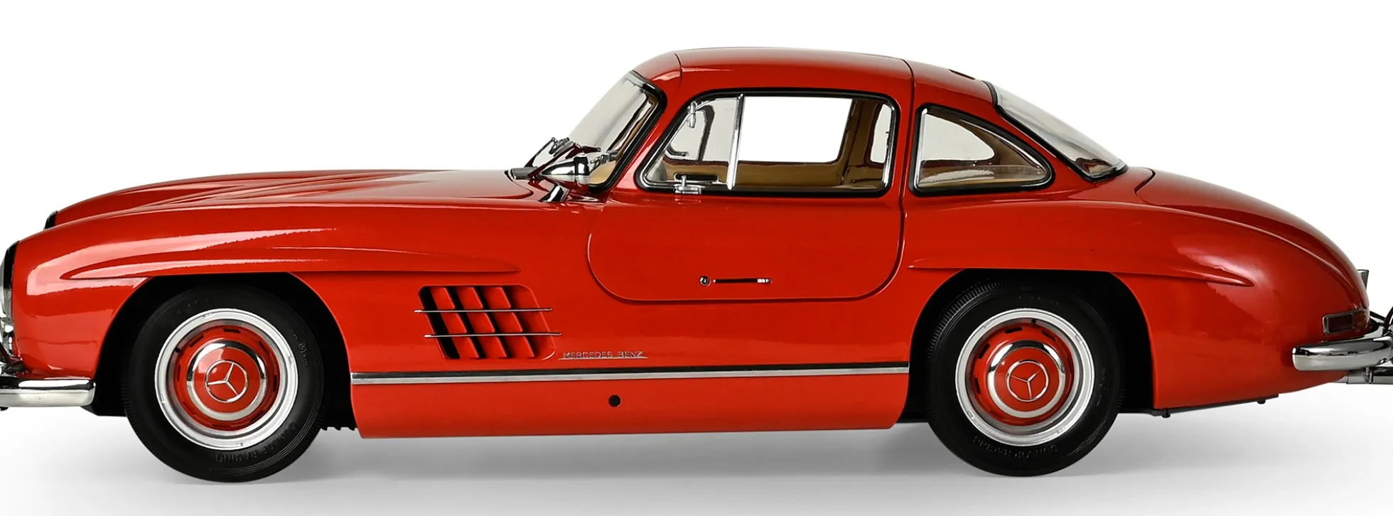 IXO 10114 Mercedes-Benz 300 SL Rot | Lichtfunktion | mit Metallteilen | Premium Auto Bausatz 1:8