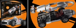IXO 10118 Mercedes-Benz W196 Fangio #8 | Soundfunktion | mit Metallteilen | Premium Auto Bausatz 1:8