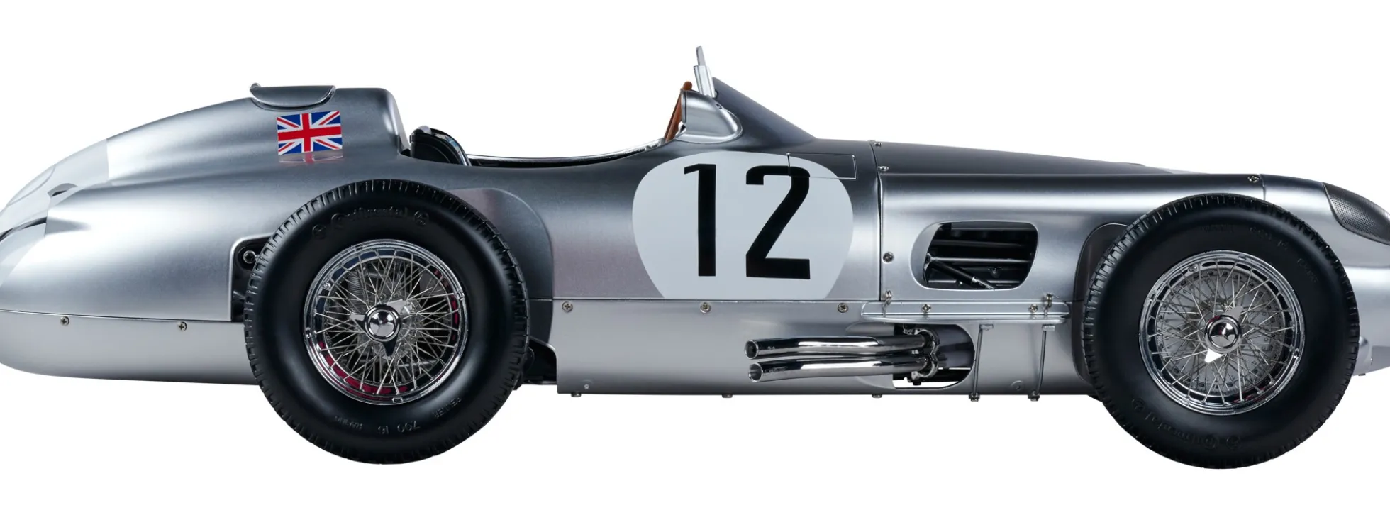 IXO 10117 Mercedes-Benz W196 Moss #12 | Soundfunktion | Premium Auto Bausatz 1:8