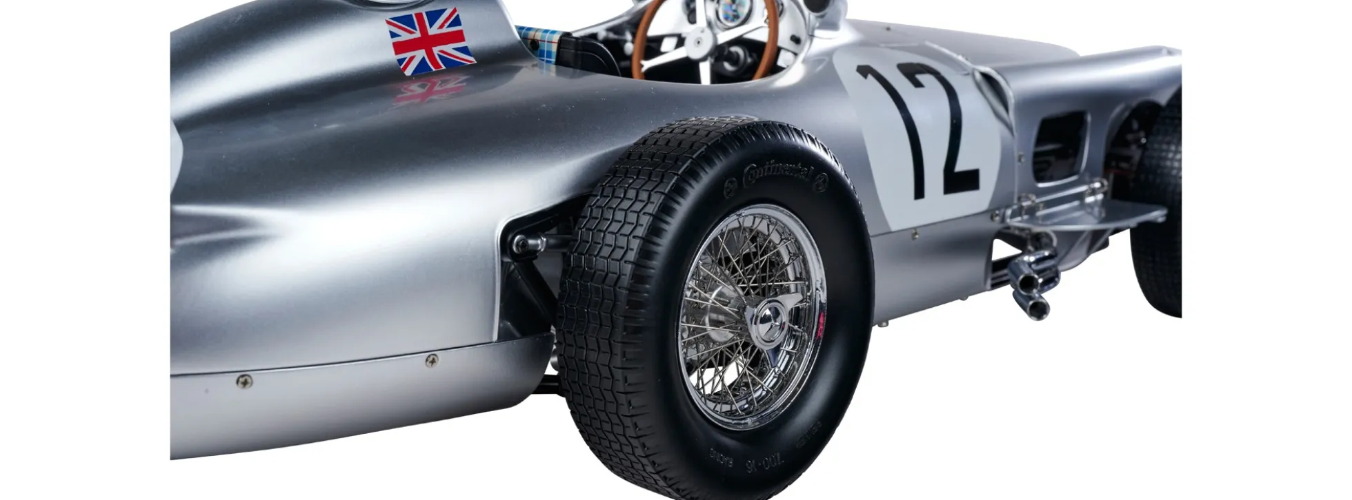IXO 10117 Mercedes-Benz W196 Moss #12 | Soundfunktion | Premium Auto Bausatz 1:8