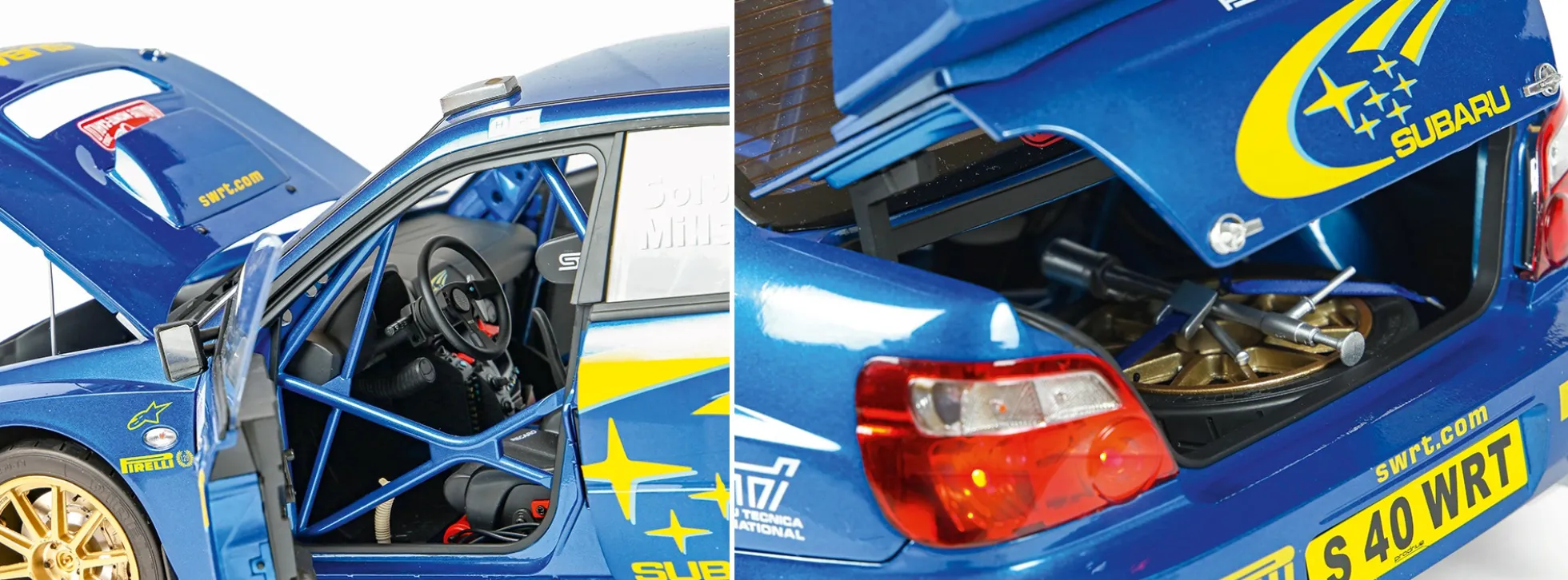 IXO 10110 Subaru Impreza Rally WRC 2003 | Licht + Sound | Metallteile | Premium Auto Bausatz 1:8