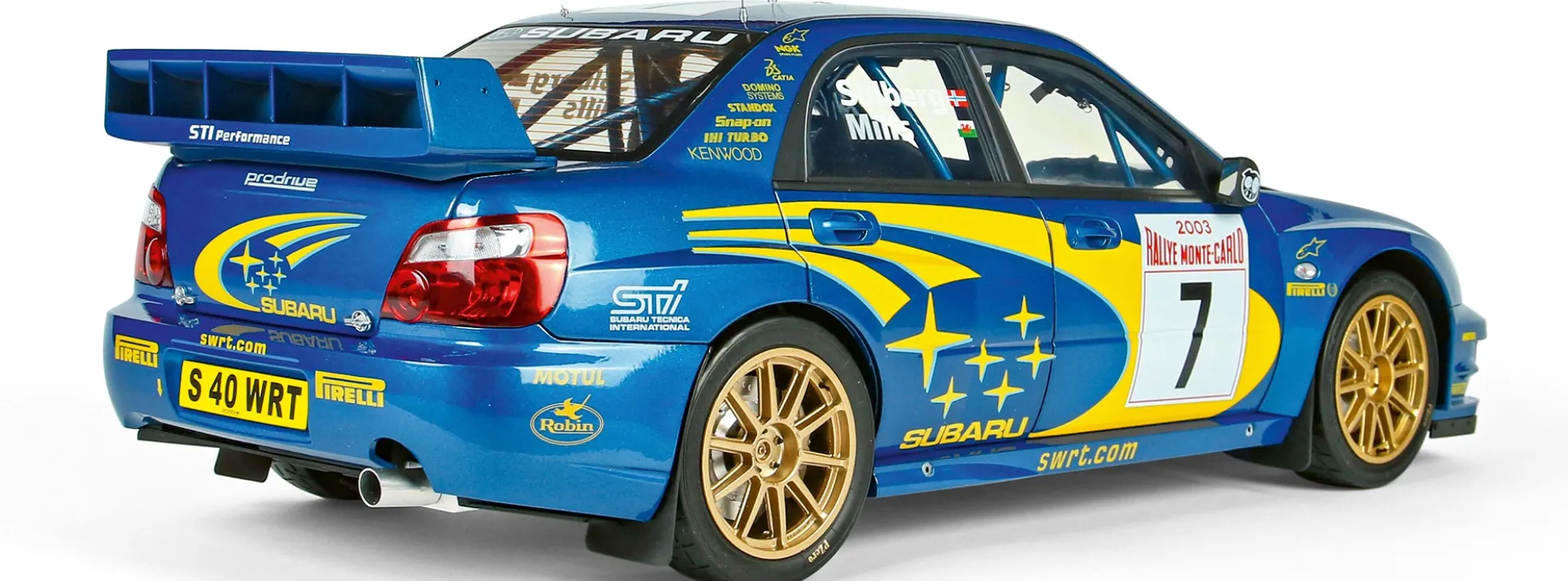 IXO 10110 Subaru Impreza Rally WRC 2003 | Licht + Sound | Metallteile | Premium Auto Bausatz 1:8