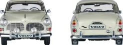 IXO 10101 Volvo 122S Amazon | Licht + Sound | mit Metallteilen | Premium Auto Bausatz 1:8