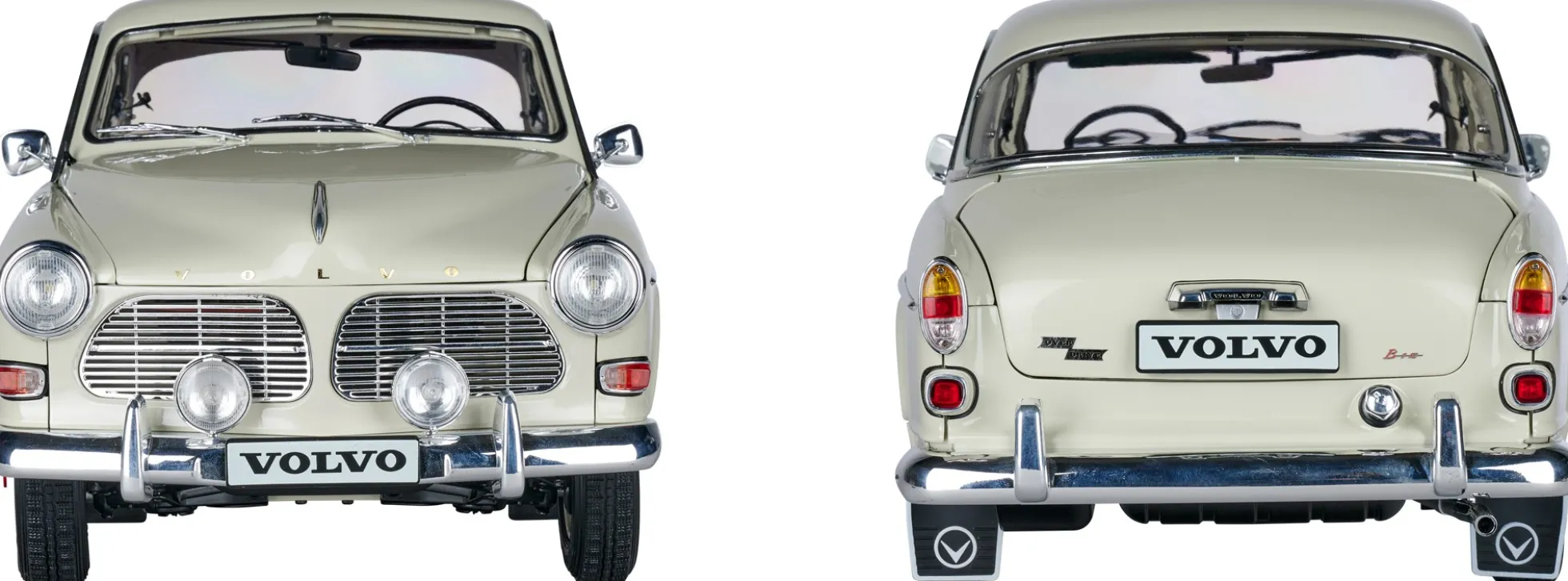 IXO 10101 Volvo 122S Amazon | Licht + Sound | mit Metallteilen | Premium Auto Bausatz 1:8