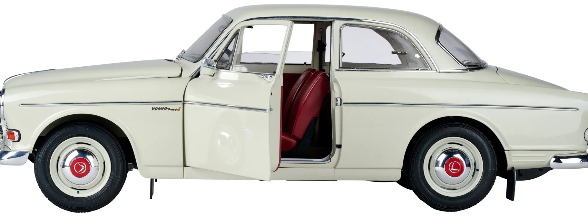 IXO 10101 Volvo 122S Amazon | Licht + Sound | mit Metallteilen | Premium Auto Bausatz 1:8