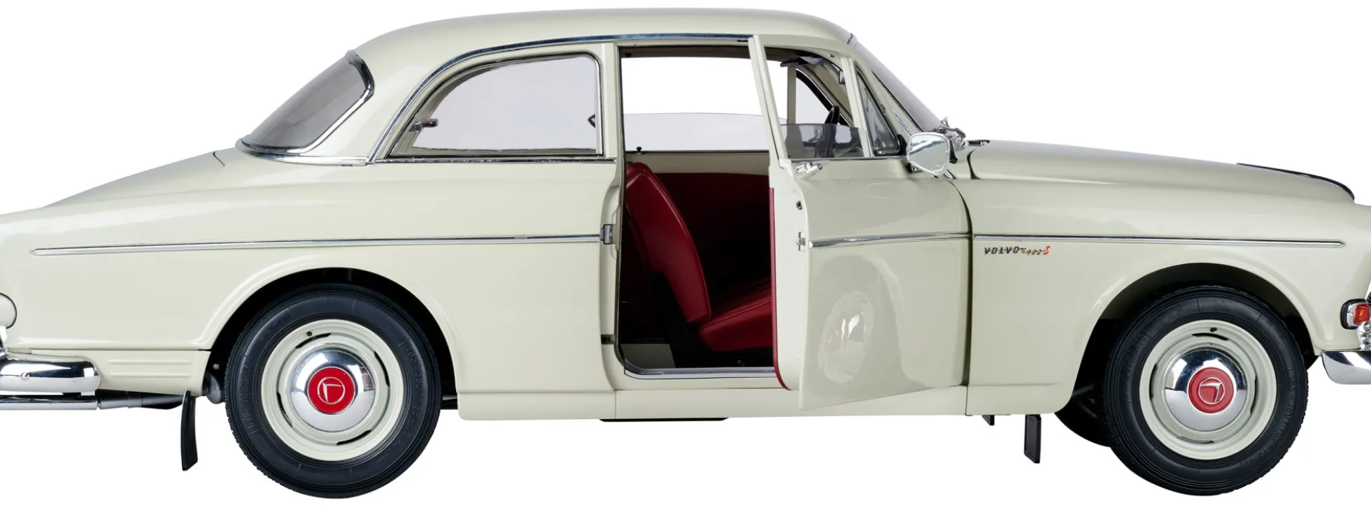 IXO 10101 Volvo 122S Amazon | Licht + Sound | mit Metallteilen | Premium Auto Bausatz 1:8