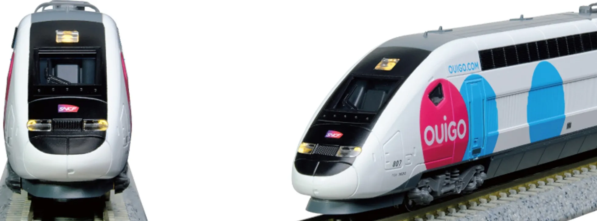 KATO K10-022 Startset E-Triebzug TGV inOui + Gleisoval | analog | Spur N
