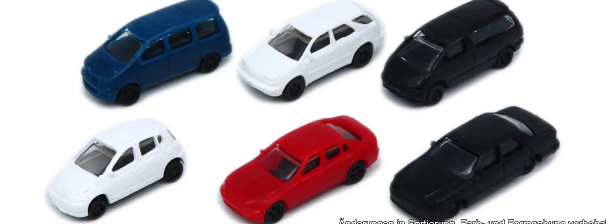 KATO K-23505 Toyota PKWs 90er Jahre | 6 Stück | Modellautos 1:160