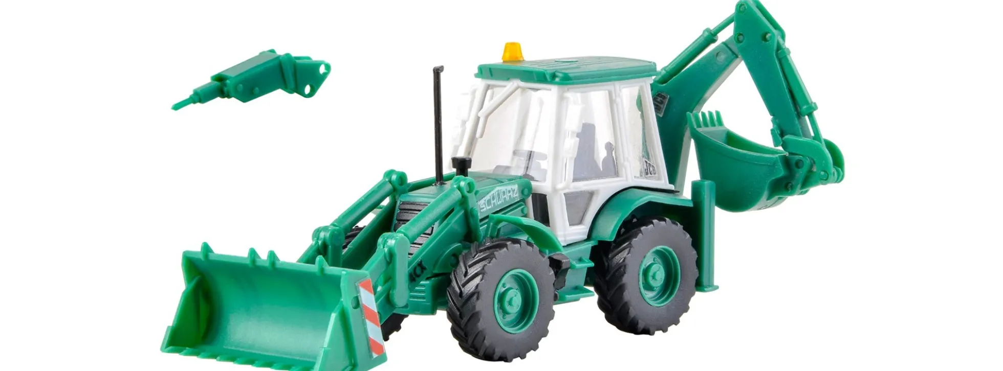 kibri 15217 Baggerlader JCB 4CX 4x4x4 | Bausatz Spur H0
