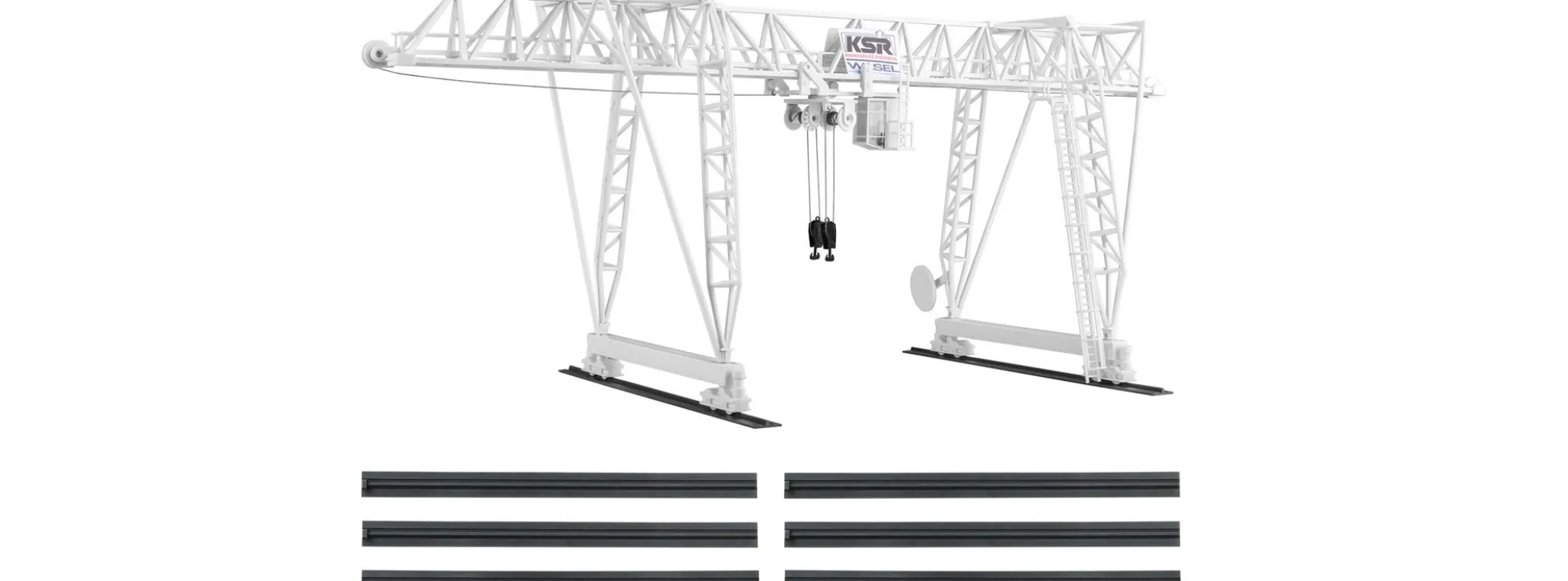 kibri 38531 Überladekran WASEL | Bausatz Spur H0