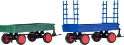 kibri 15702 FENDT Gummiradwagen 2 Stück | Bausatz Spur H0