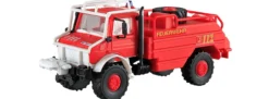 kibri 18270 Feuerwehr UNIMOG Waldbrandlöschfahrzeug Bausatz Spur H0