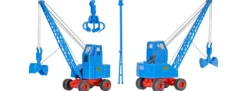 kibri 11281 FUCHS Mobilseilbagger Bausatz Spur H0
