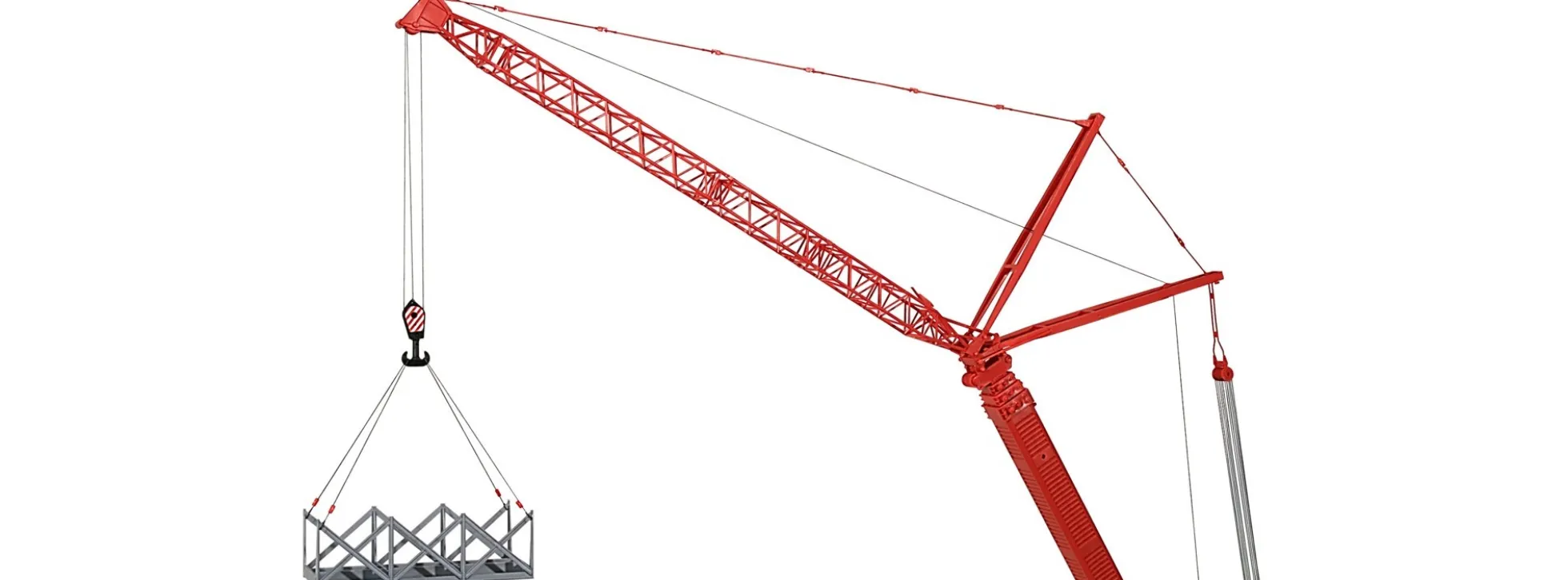 kibri 10440 Gitterspitze für Gottwald Teleskopkran Bausatz Spur H0