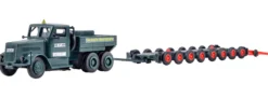 kibri 13570 KAELBLE Zugmaschine mit Straßenroller Bausatz Spur H0