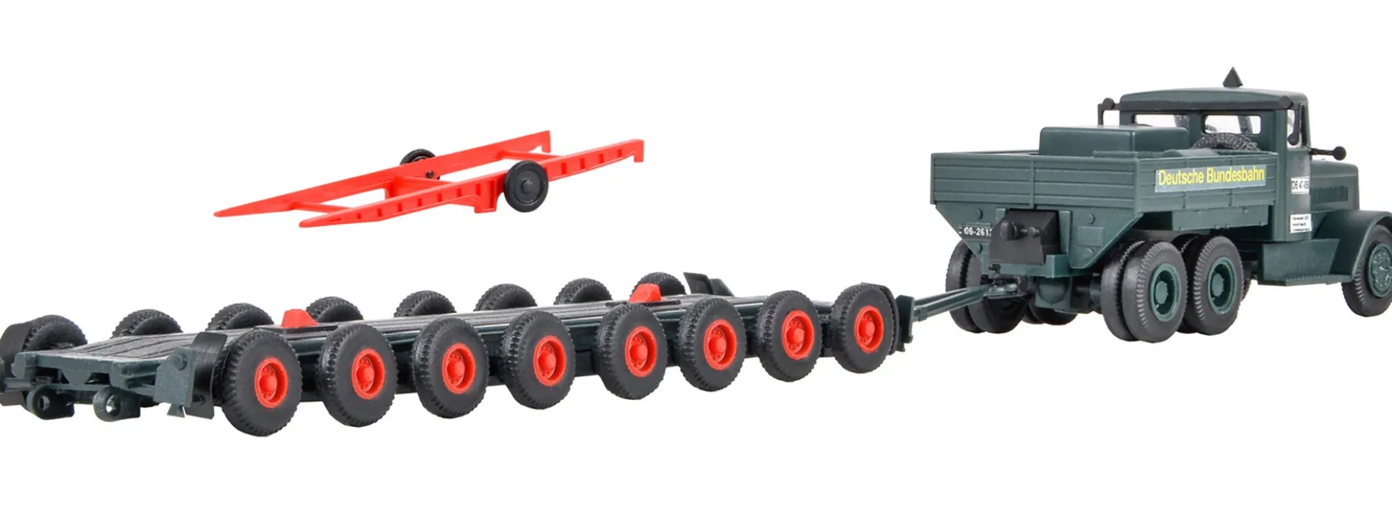 kibri 13570 KAELBLE Zugmaschine mit Straßenroller Bausatz Spur H0