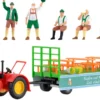 kibri 12226 LANZ Traktor mit Festwagen | Bausatz Spur H0