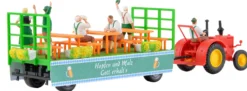 kibri 12226 LANZ Traktor mit Festwagen | Bausatz Spur H0