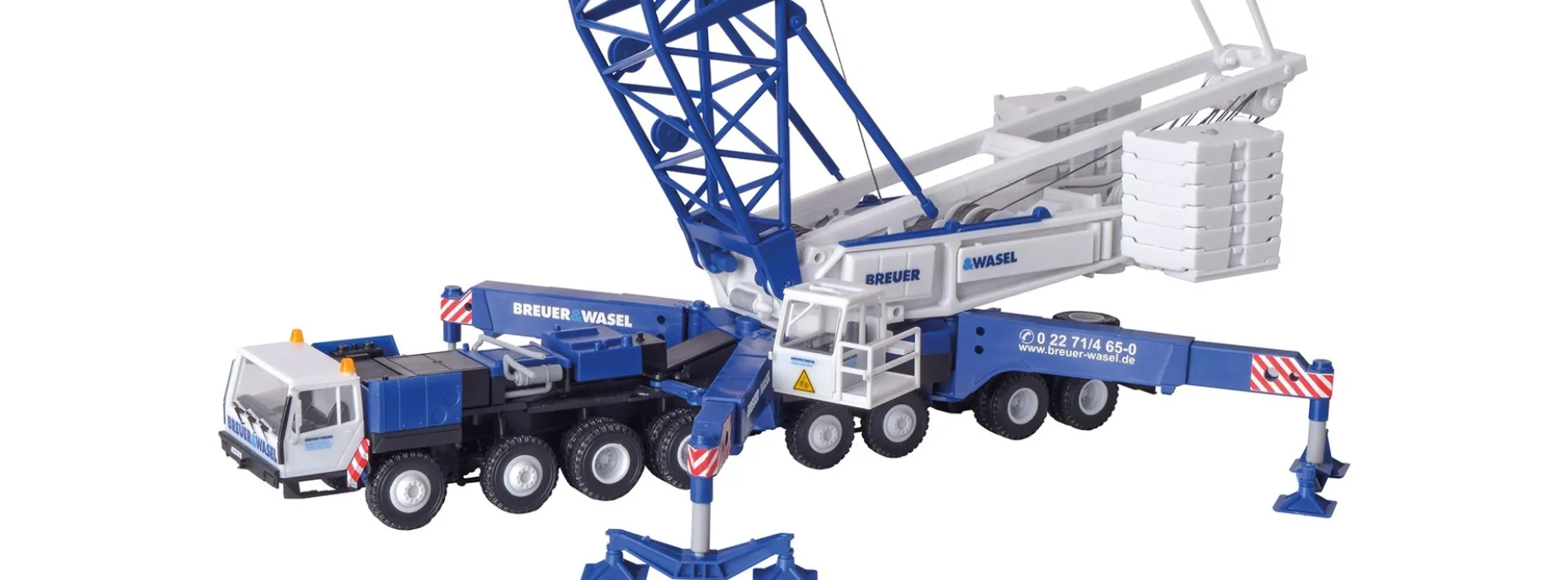kibri 13061 LIEBHERR LG 1550 BREUER + WASEL | Bausatz Spur H0