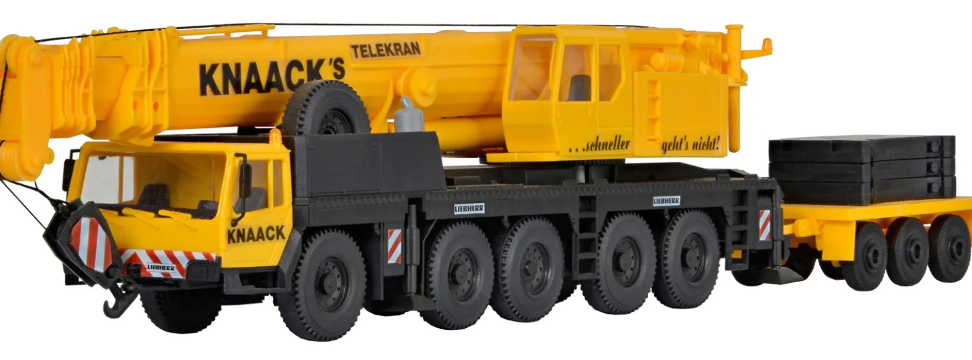 KIBRI 13002 Liebherr LTM 1160/2 mit Gegengewicht Hänger Bausatz Spur H0