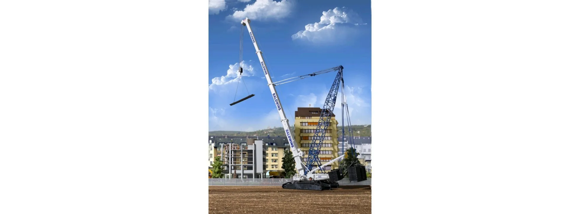 kibri 13022 LIEBHERR LTR 1800 Tele Derrick Bausatz Spur H0