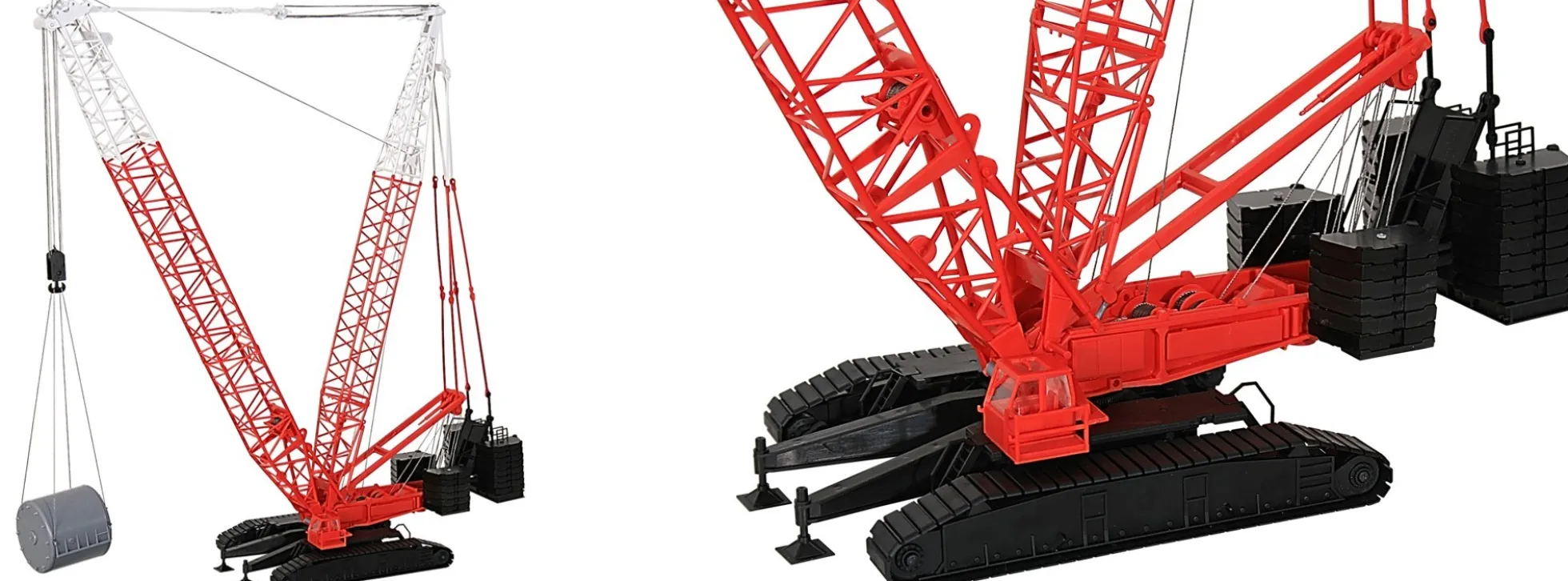 kibri 13013 Liebherr Raupenkran mit Gittermast | Bausatz Spur H0