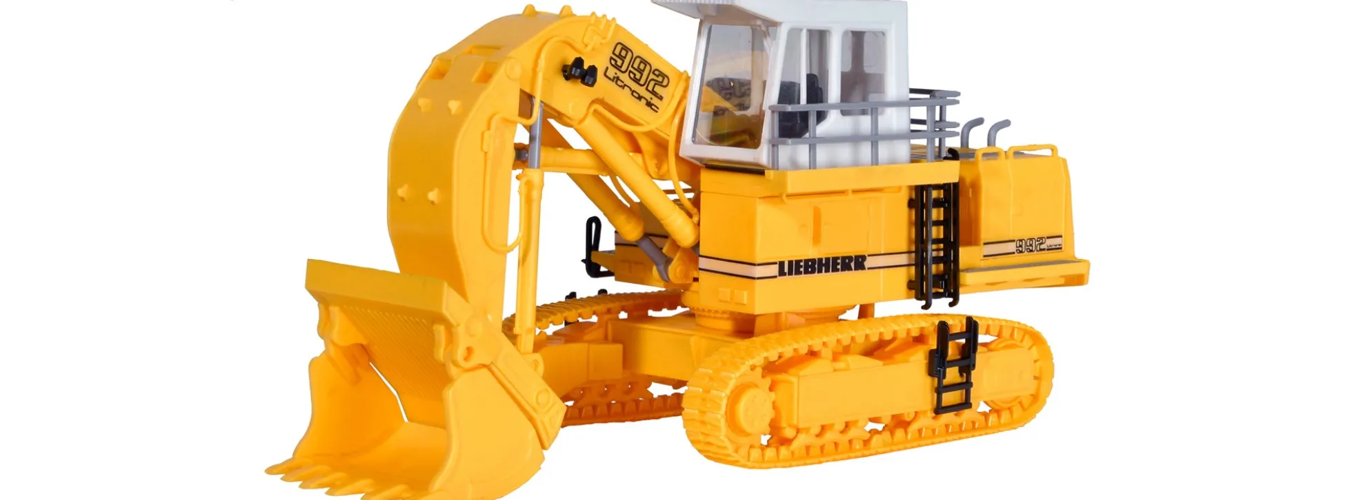 kibri 11277 LIEBHERR R992 Litronic mit Hochlöffel | Baumaschinen Bausatz Spur H0