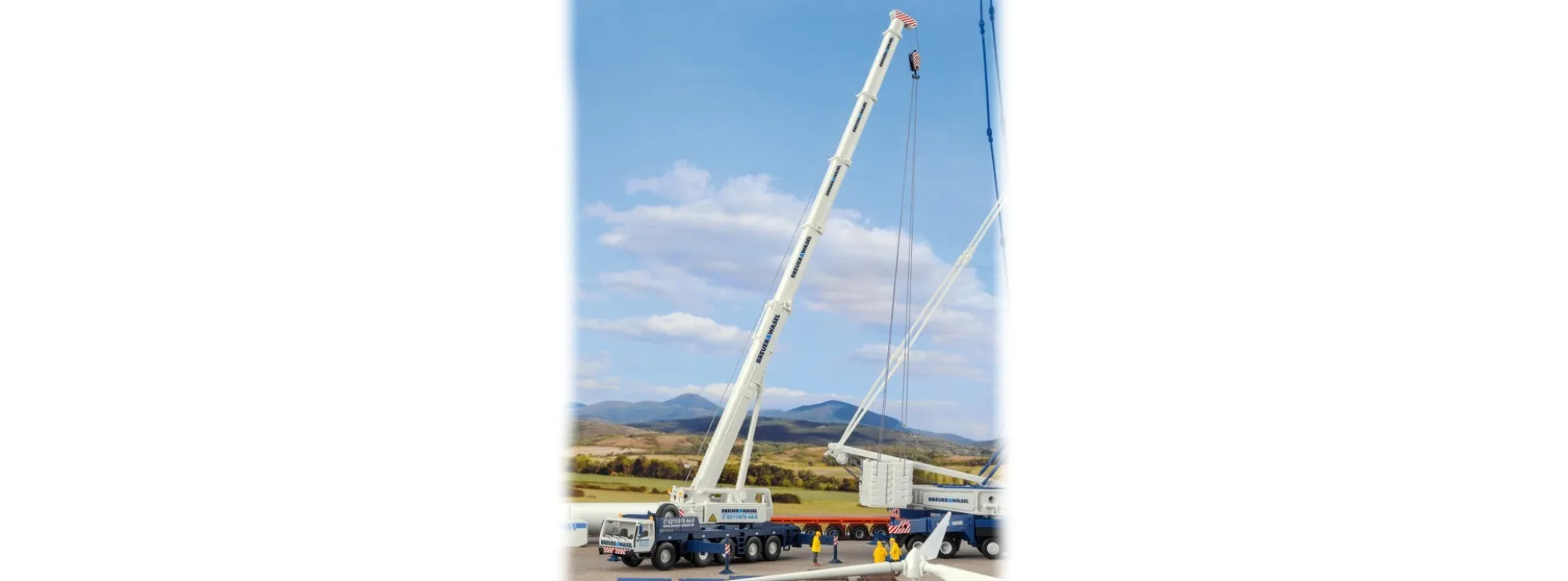 kibri 13060 Liebherr Teleskopautokran 1160 5-achsig | Baumaschine Bausatz 1:87