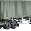 Kibri 18068 MAN F8 Containersattelzug mit LED-Beleuchtung Bundeswehr Funktionsbausatz Spur H0