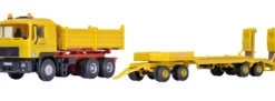kibri 14066 MAN Kipper mit Tieflader KIRCHHOFF | Bausatz Spur H0