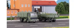 kibri 18051 MB 1017 Pritschenwagen Bundeswehr 2 Stück | Bausatz Spur H0