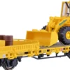 kibri 26274 Niederbordwagen mit Radlader GleisBau | DC | Spur H0