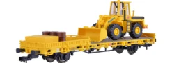 kibri 26274 Niederbordwagen mit Radlader GleisBau | DC | Spur H0