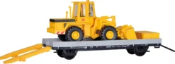 KIBRI 16308 Robel Anhänger 55.54 mit Baugerät Bausatz Spur H0
