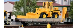 KIBRI 16308 Robel Anhänger 55.54 mit Baugerät Bausatz Spur H0