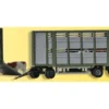Kibri 12248 Viehtransporter mit Anhänger | LKW-Modell 1:87 | Spur H0