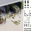 kibri 18032 Zurüstsatz für Einsatzfahrzeuge Bundeswehr | Bausatz Spur H0
