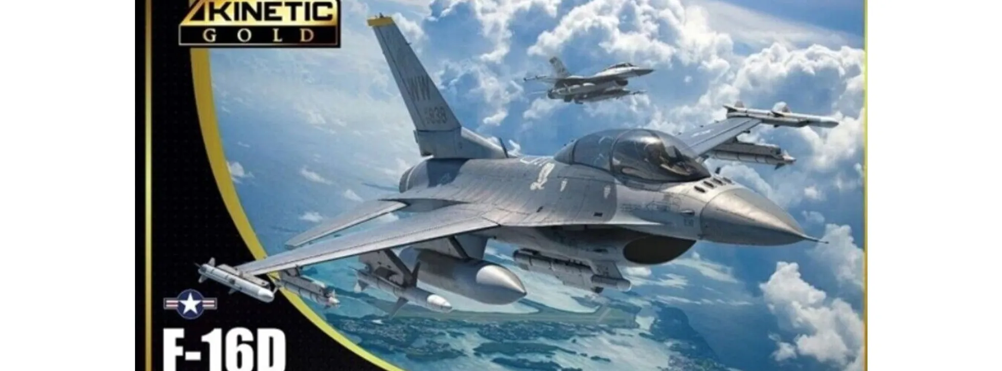 KINETIC 48105 F-16D BLOCK 30/40/50 USAF | Flugzeug Bausatz 1:48