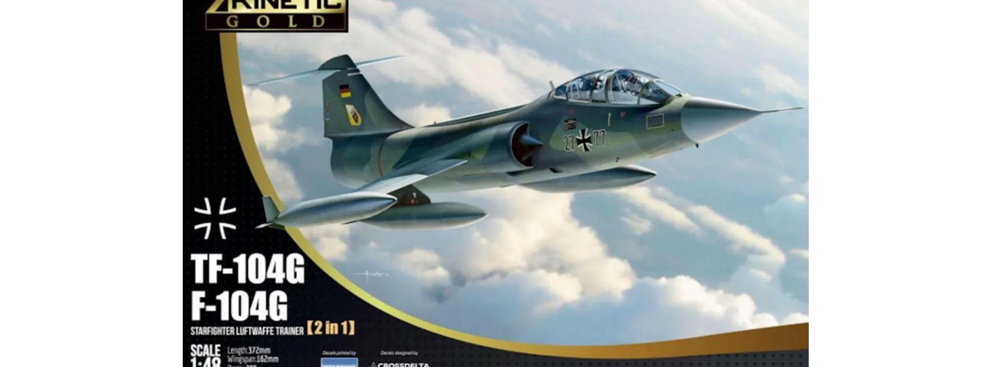 KINETIC 48089 Lockheed F-104G Starfighter Luftwaffe | Flugzeug Bausatz 1:48